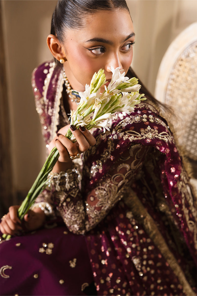 Afrozeh Dastangoi Embroidered Raw Silk Unstitched 3Pc Suit AWS-05 GILDENTIDE