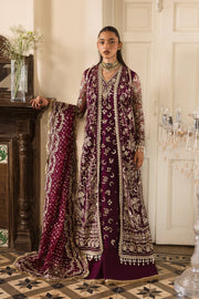 Afrozeh Dastangoi Embroidered Raw Silk Unstitched 3Pc Suit AWS-05 GILDENTIDE