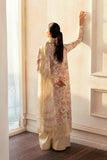 Afrozeh Daybreak Embroidered Lawn Unstitched 3Pc Suit - GLOW STREAKED