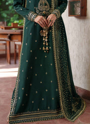 Neeshay Shagun Embroidered Raw Silk Unstitched 3Pc Suit - GOHAR