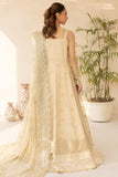 Farasha LU ZELLA Embroidered Net Unstitched 3Pc Suit D-09 GOLDEN AURA