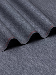 Dazzle by Fabrieco Men's Unstitched Cotton Suit for Summer - Graphite