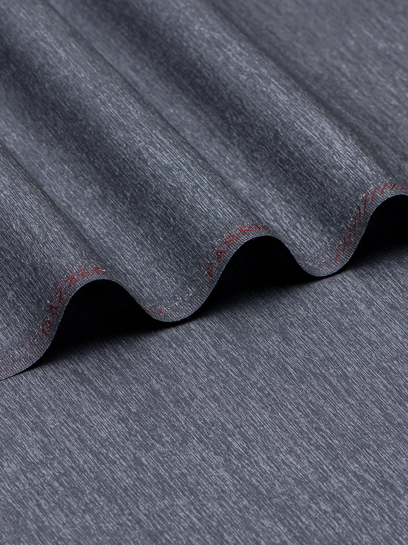 Dazzle by Fabrieco Men's Unstitched Cotton Suit for Summer - Graphite