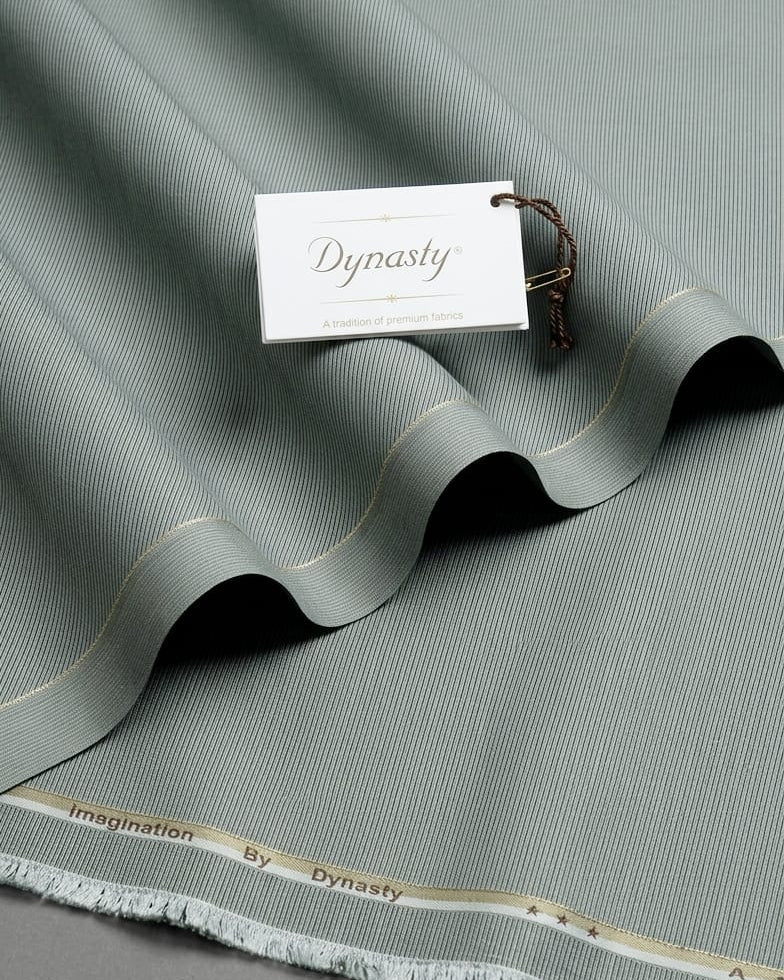 Imagination by Dynasty Fabrics Men's Unstitched Blended Suit - Green