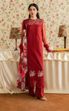 Asifa & Nabeel Meraki Vintage Embroidered Lawn Unstitched 3Pc Suit MVL25-20 Gulaal