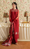 Asifa & Nabeel Meraki Vintage Embroidered Lawn Unstitched 3Pc Suit MVL25-20 Gulaal