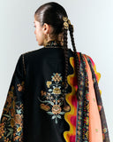 Jugnu by Hussain Rehar Unstitched Embroidered Lawn 3Pc Suit - Gulbar