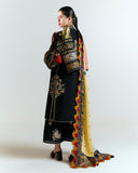 Jugnu by Hussain Rehar Unstitched Embroidered Lawn 3Pc Suit - Gulbar