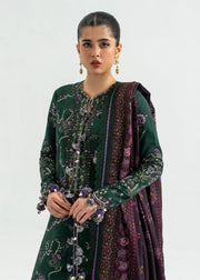 Hussain Rehar Embroidered Khaddar Unstitched 3Pc Suit - Gulbasi