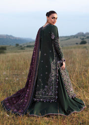 Hussain Rehar Embroidered Khaddar Unstitched 3Pc Suit - Gulbasi