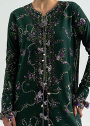 Hussain Rehar Embroidered Khaddar Unstitched 3Pc Suit - Gulbasi
