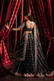 Afrozeh Divani Embroidered Raw Silk Unstitched 3Pc Suit AS-25-07 GULRAIZ