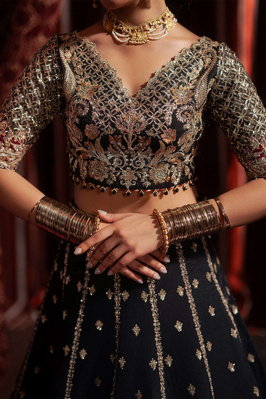 Afrozeh Divani Embroidered Raw Silk Unstitched 3Pc Suit AS-25-07 GULRAIZ