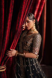 Afrozeh Divani Embroidered Raw Silk Unstitched 3Pc Suit AS-25-07 GULRAIZ