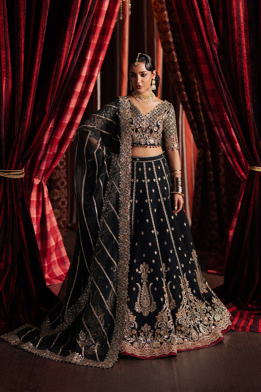 Afrozeh Divani Embroidered Raw Silk Unstitched 3Pc Suit AS-25-07 GULRAIZ
