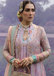 Hussain Rehar Festive Embroidered Organza Unstitched 3Pc Suit - GULRANG