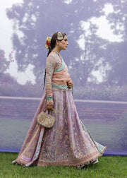 Hussain Rehar Festive Embroidered Organza Unstitched 3Pc Suit - GULRANG
