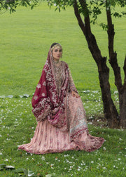 Hussain Rehar Festive Embroidered Net Unstitched 3Pc Suit - GULRUKH