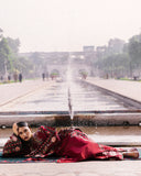 Jugnu Lahore Womenswear Embroidered Khaddar Unstitched 3Pc Suit - GULSHAN