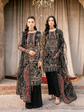 Ramsha Luxury Wedding Handmade Embroidered Net 3 Piece Suit H-205