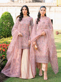 Ramsha Luxury Wedding Handmade Embroidered Net 3 Piece Suit H-207