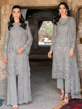 Ramsha Luxury Wedding Handmade Embroidered Net 3 Piece Suit H-210
