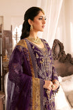 Ramsha Luxury Wedding Handmade Embroidered Net 3 Piece Suit H-303