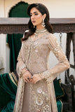 Ramsha Luxury Wedding Handmade Embroidered Organza 3 Piece Suit H-304