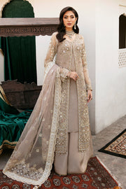 Ramsha Luxury Wedding Handmade Embroidered Organza 3 Piece Suit H-304