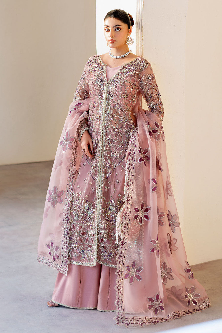 Ramsha Luxury Wedding Formals Unstitched Embroidered 3Pc Suit H-501