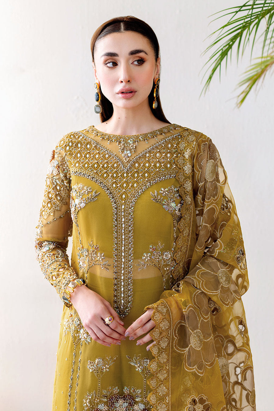 Ramsha Luxury Wedding Formals Unstitched Embroidered 3Pc Suit H-506