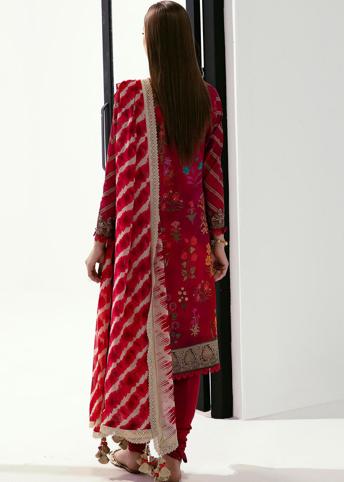 Sana Safinaz Mahay Embroidered Lawn Unstitched 3Pc Suit H231-001A-Cl