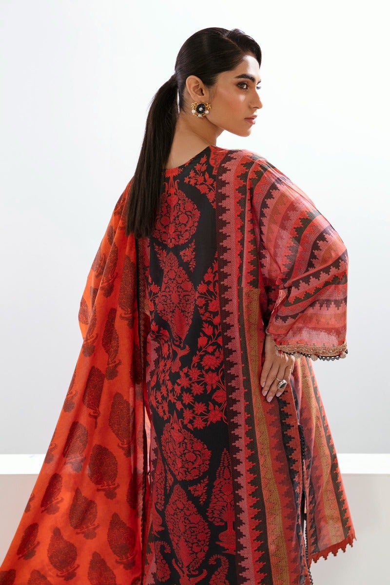 Sana Safinaz Mahay Embroidered Lawn Unstitched 3Pc Suit H231-002A-CG