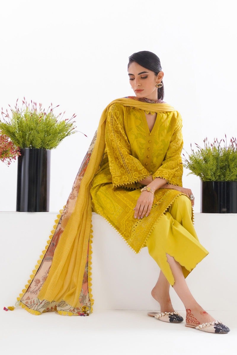 Sana Safinaz Mahay Printed Lawn Unstitched 3Pc Suit H231-005B-AG