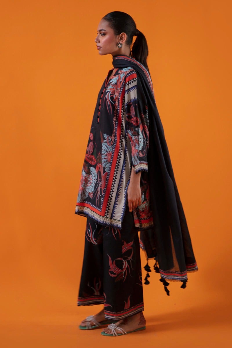 Sana Safinaz Mahay Printed Lawn Unstitched 3Pc Suit H231-006A-AG