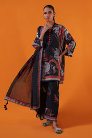 Sana Safinaz Mahay Printed Lawn Unstitched 3Pc Suit H231-006A-AG