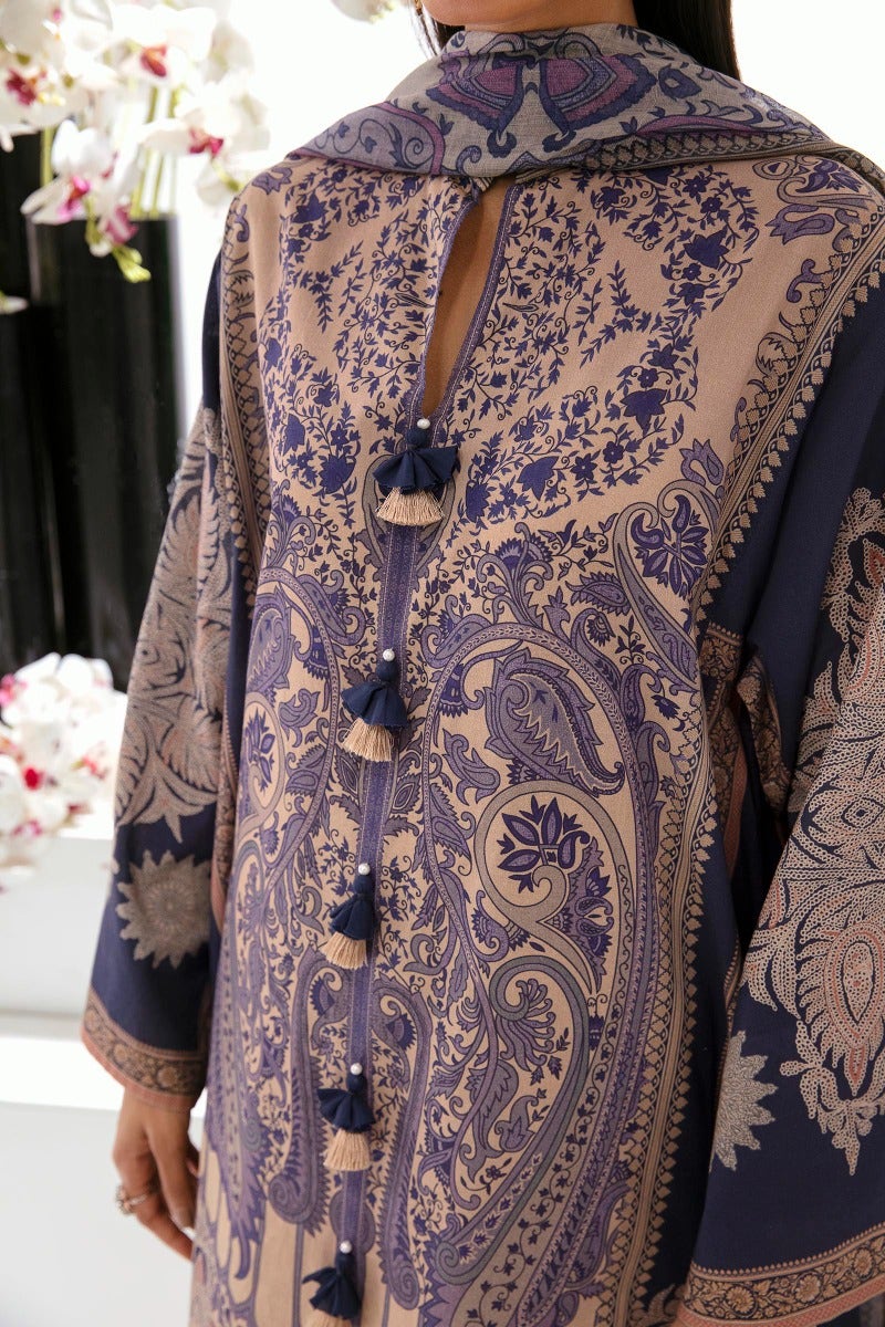 Sana Safinaz Mahay Printed Lawn Unstitched 3Pc Suit H231-007A-AG