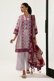 Sana Safinaz Mahay Embroidered Lawn Unstitched 2Pc Suit H231-009A-Bl