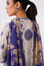 Sana Safinaz Mahay Embroidered Lawn Unstitched 2Pc Suit H231-009B-Bl