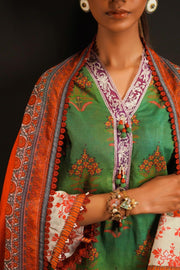 Sana Safinaz Mahay Embroidered Lawn Unstitched 3Pc Suit H231-012A-CG