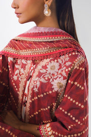 Sana Safinaz Mahay Embroidered Lawn Unstitched 3Pc Suit H231-013A-CG