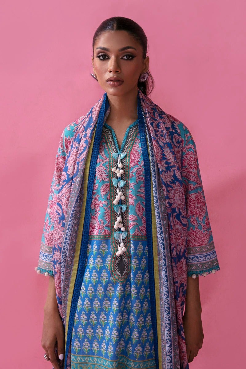 Sana Safinaz Mahay Printed Lawn Unstitched 2Pc Suit H231-014A-G