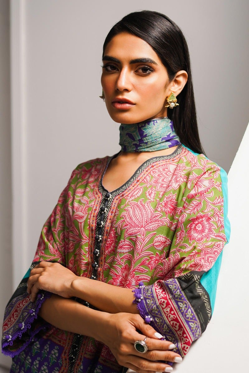 Sana Safinaz Mahay Printed Lawn Unstitched 2Pc Suit H231-014B-G
