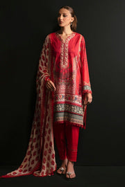 Sana Safinaz Mahay Embroidered Lawn Unstitched 3Pc Suit H231-015A-Cl
