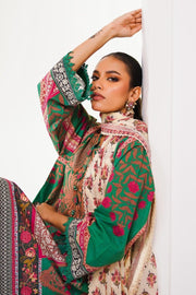 Sana Safinaz Mahay Embroidered Lawn Unstitched 3Pc Suit H231-015B-Cl