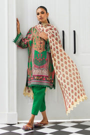 Sana Safinaz Mahay Embroidered Lawn Unstitched 3Pc Suit H231-015B-Cl