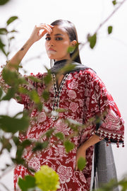 Sana Safinaz Mahay Embroidered Lawn Unstitched 2Pc Suit H231-016A-Bl