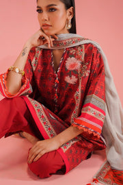 Sana Safinaz Mahay Embroidered Lawn Unstitched 2Pc Suit H231-017A-BG