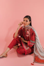 Sana Safinaz Mahay Embroidered Lawn Unstitched 2Pc Suit H231-017A-BG