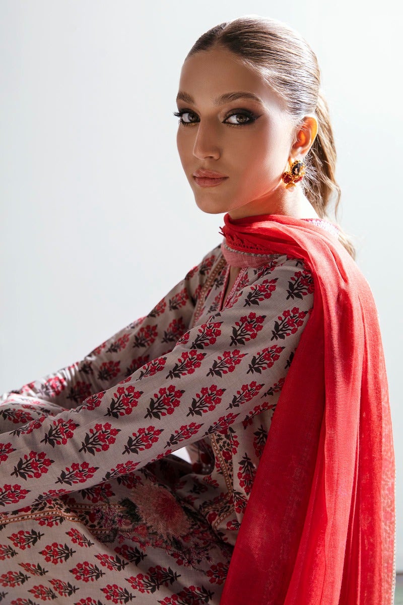 Sana Safinaz Mahay Embroidered Lawn Unstitched 2Pc Suit H231-017B-BG